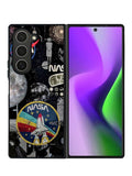 Nasa Retro Samsung Galaxy Z Fold 7 6 5 4 3 , Z Flip 7 6 5 4 3 Case OV3546