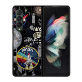 Nasa Retro Samsung Galaxy Z Fold 7 6 5 4 3 , Z Flip 7 6 5 4 3 Case OV3546