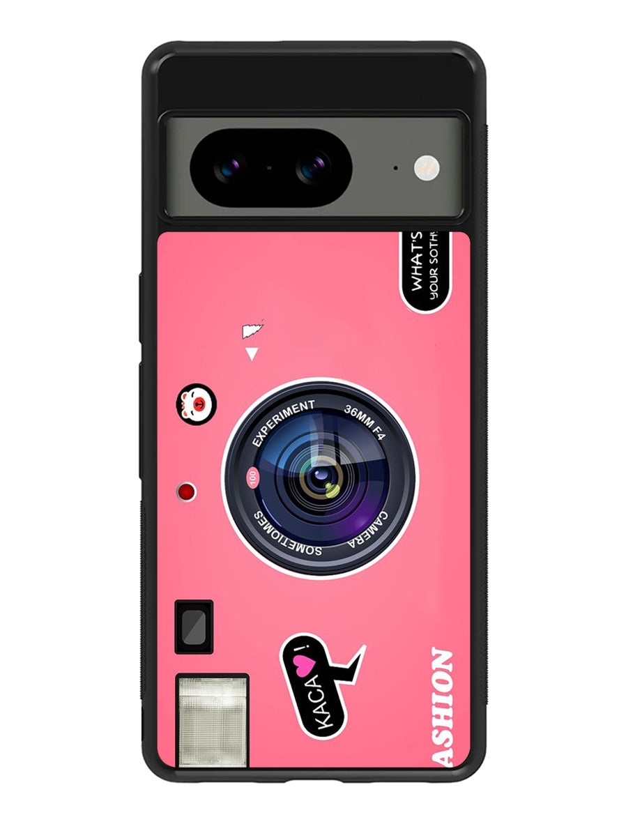 Camera Pink Google Pixel 8 Case QC5967