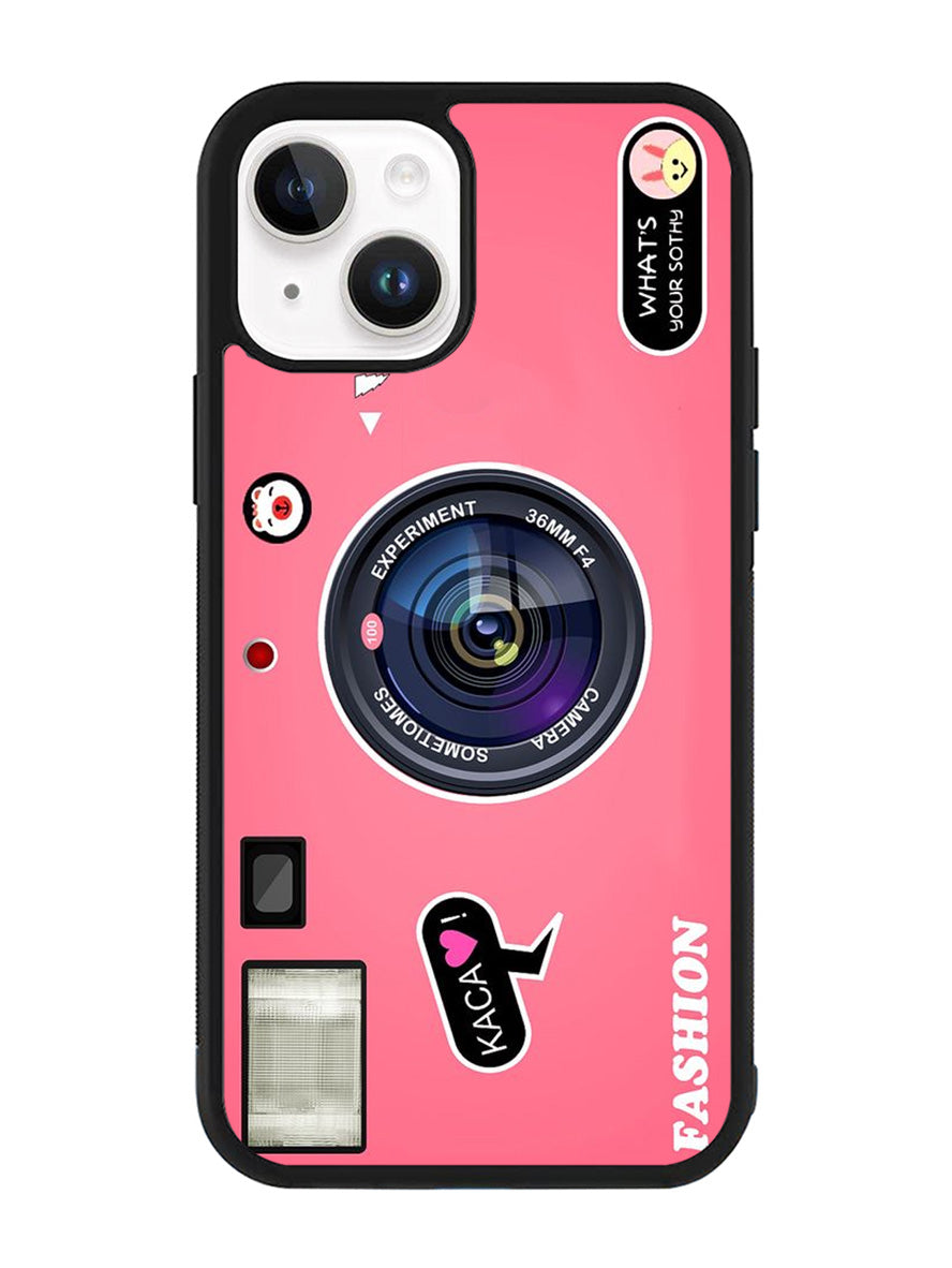 Camera Pink iPhone 15 Case OV5967