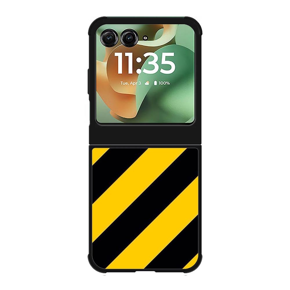 Black Yellow Motorola Moto RAZR 2025 Case OV5974