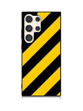 Black Yellow Samsung Galaxy S23 Ultra 5G Case QC5974