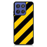 Black Yellow Motorola Moto G Stylus 5G 2025 Case OV5974