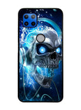 Skull Blue Motorola Moto G 5G Case , Moto One 5G Ace Case