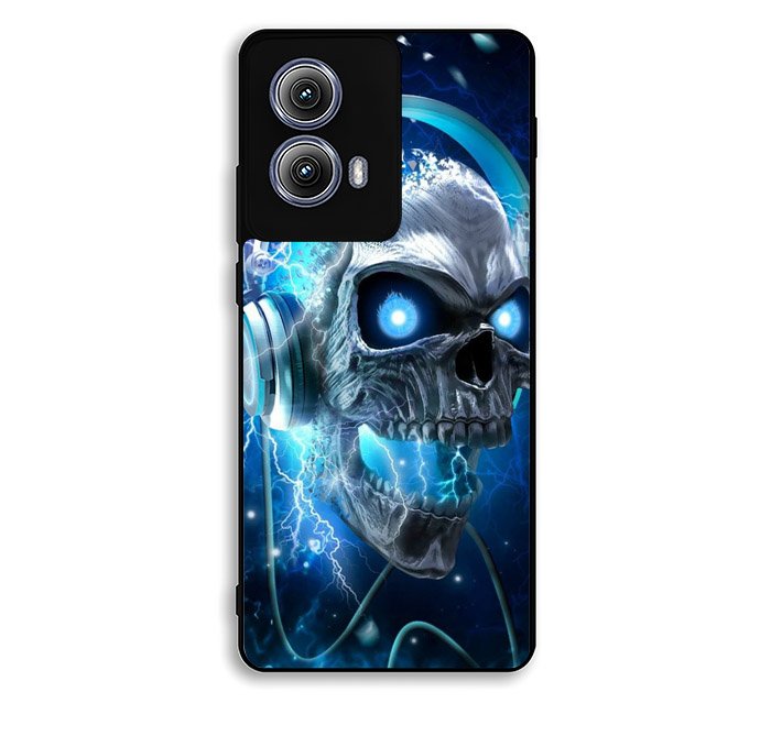Skull Blue Motorola Moto Edge 2024 Case OV3912
