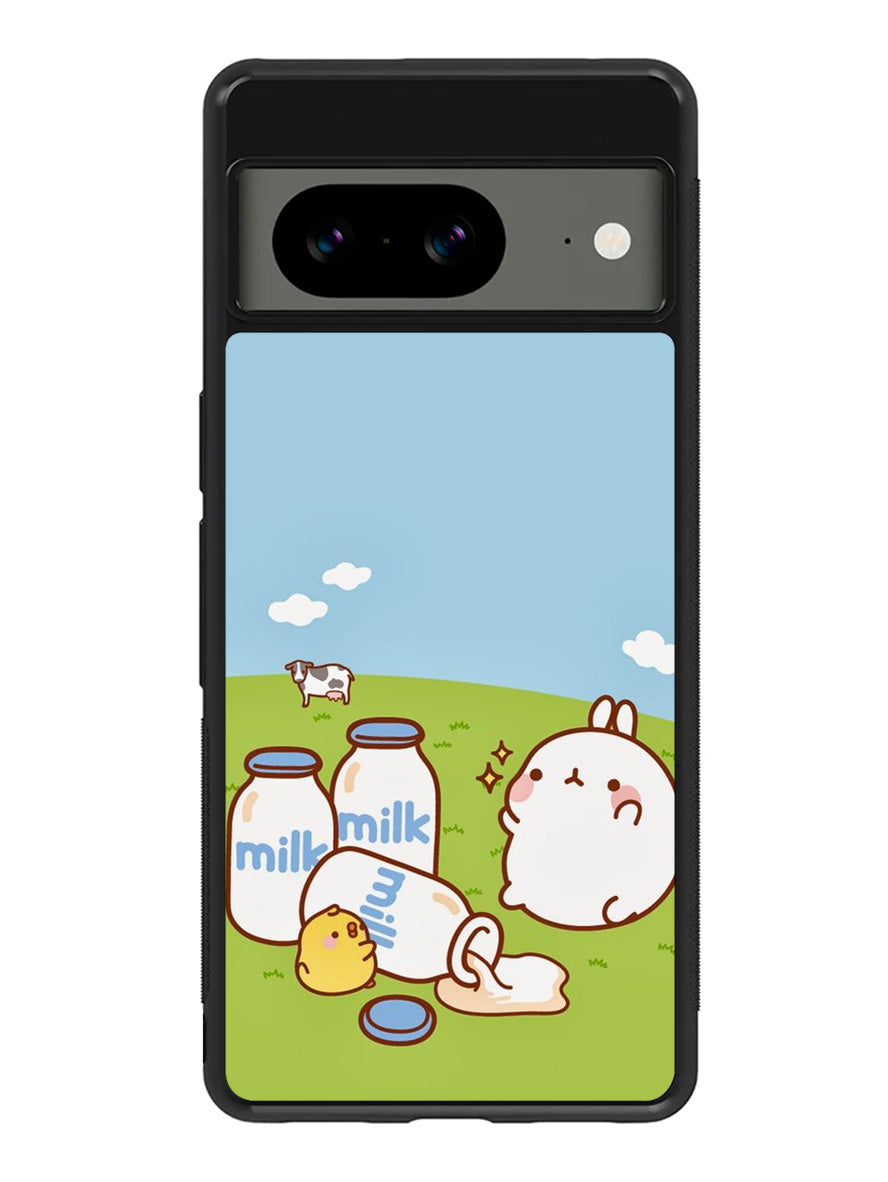 Molang Coon Milk Google Pixel 8A Case QC5836