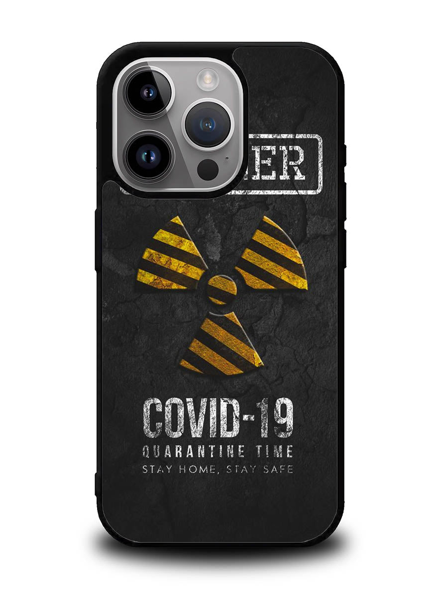 Danger Covid 19 iPhone 14 Pro Case QC6132