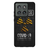 Danger Covid 19 Motorola Moto Edge 2025 Case QC6132