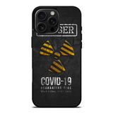 Danger Covid 19 iPhone 16 Pro Max Case OV6132