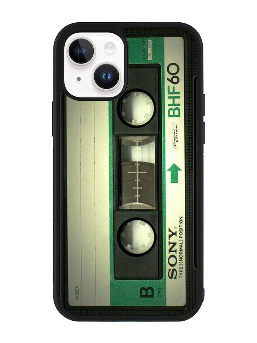 Tape Mis Green iPhone 14 Case QC6084