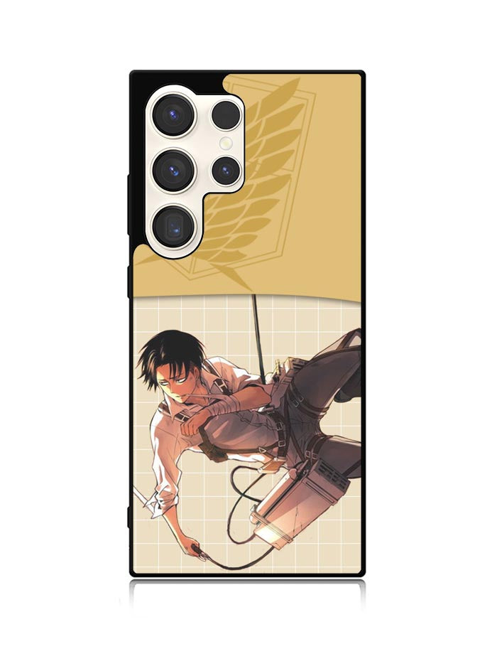 AOT Levi Ackerman Samsung Galaxy S25 Ultra 5G Case QC3845