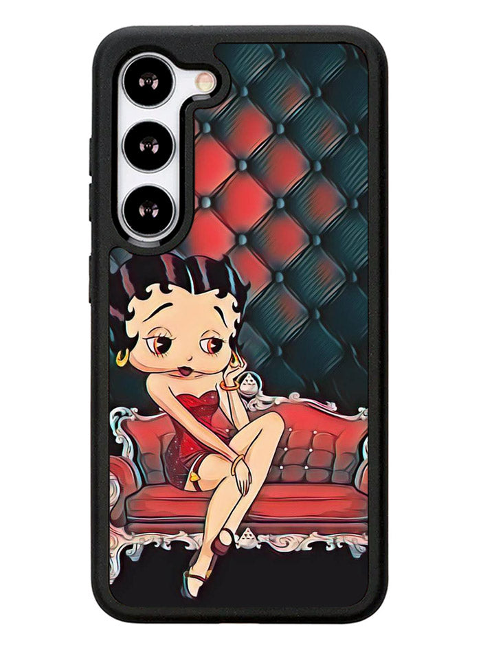 Betty Boop Wallpaper Samsung Galaxy S23 Plus 5G / Samsung Galaxy S23+ 5G Case