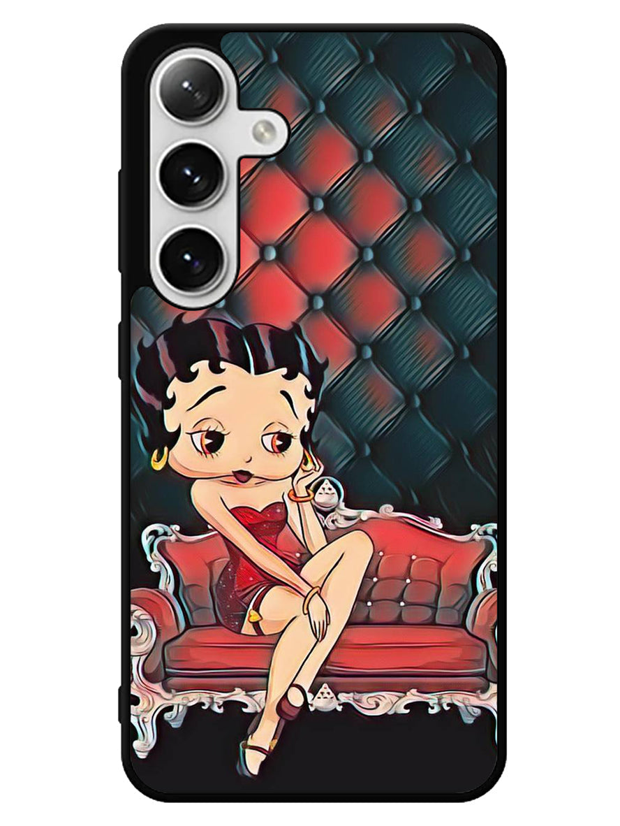 Betty Boop Wallpaper Samsung Galaxy S24 5G Case