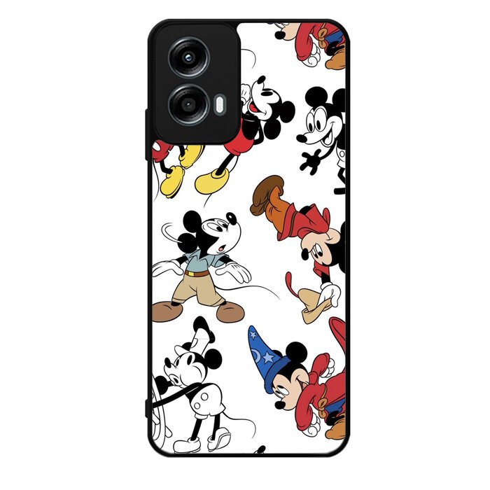 Mickey Mouse Pattren Motorola Moto G Play 2024 Case OV8087