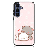 Chibi Cat Samsung Galaxy S25 FE Case OV8494