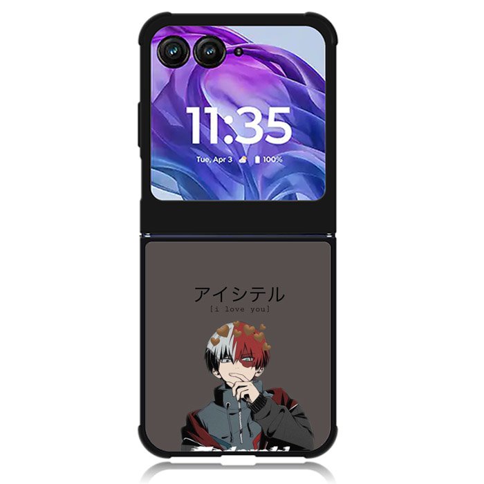 Todoroki Anime Motorola Moto Razr Plus 2024 , Moto Razr+ 2024 Case OV7781