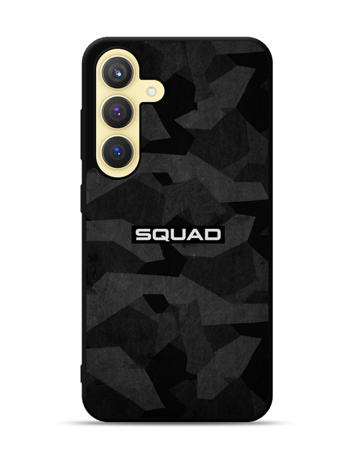 Squad Black Camo Samsung Galaxy S24 FE 5G Case OV9401