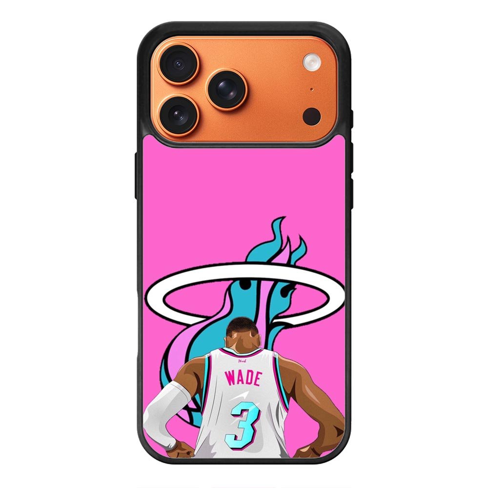 D Wade Miami Heat iPhone 17 Pro Case QC9332