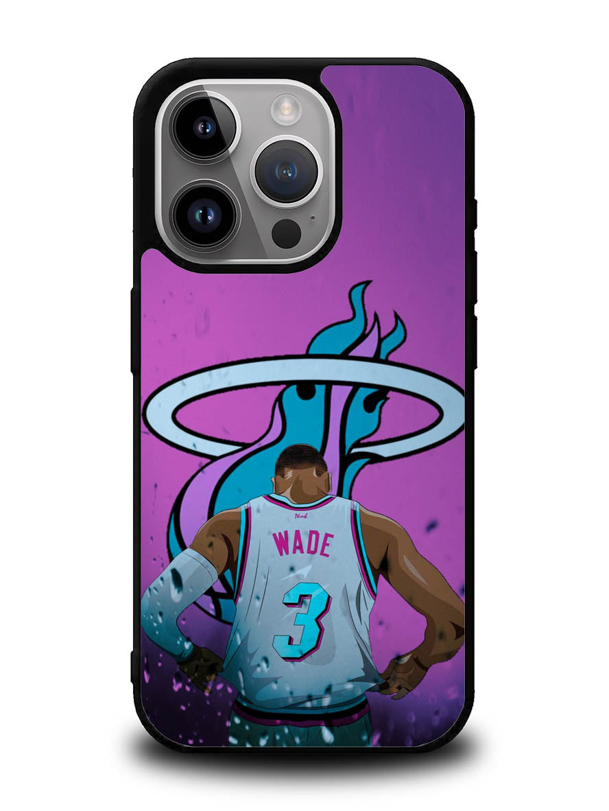 D Wade Miami Heat iPhone 14 Pro Max Case QC9333