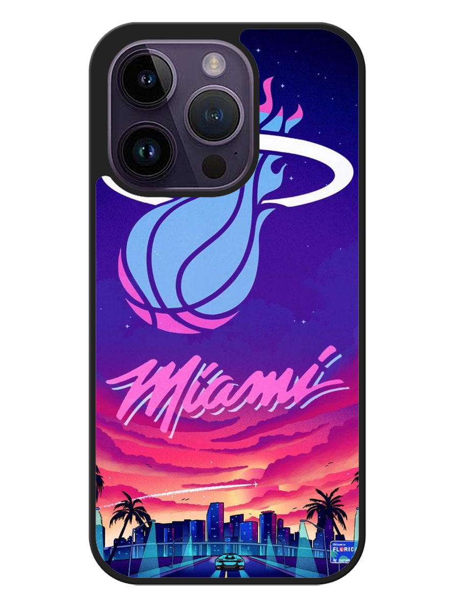 Miami Heat Vice iPhone 14 Pro Case OV9378