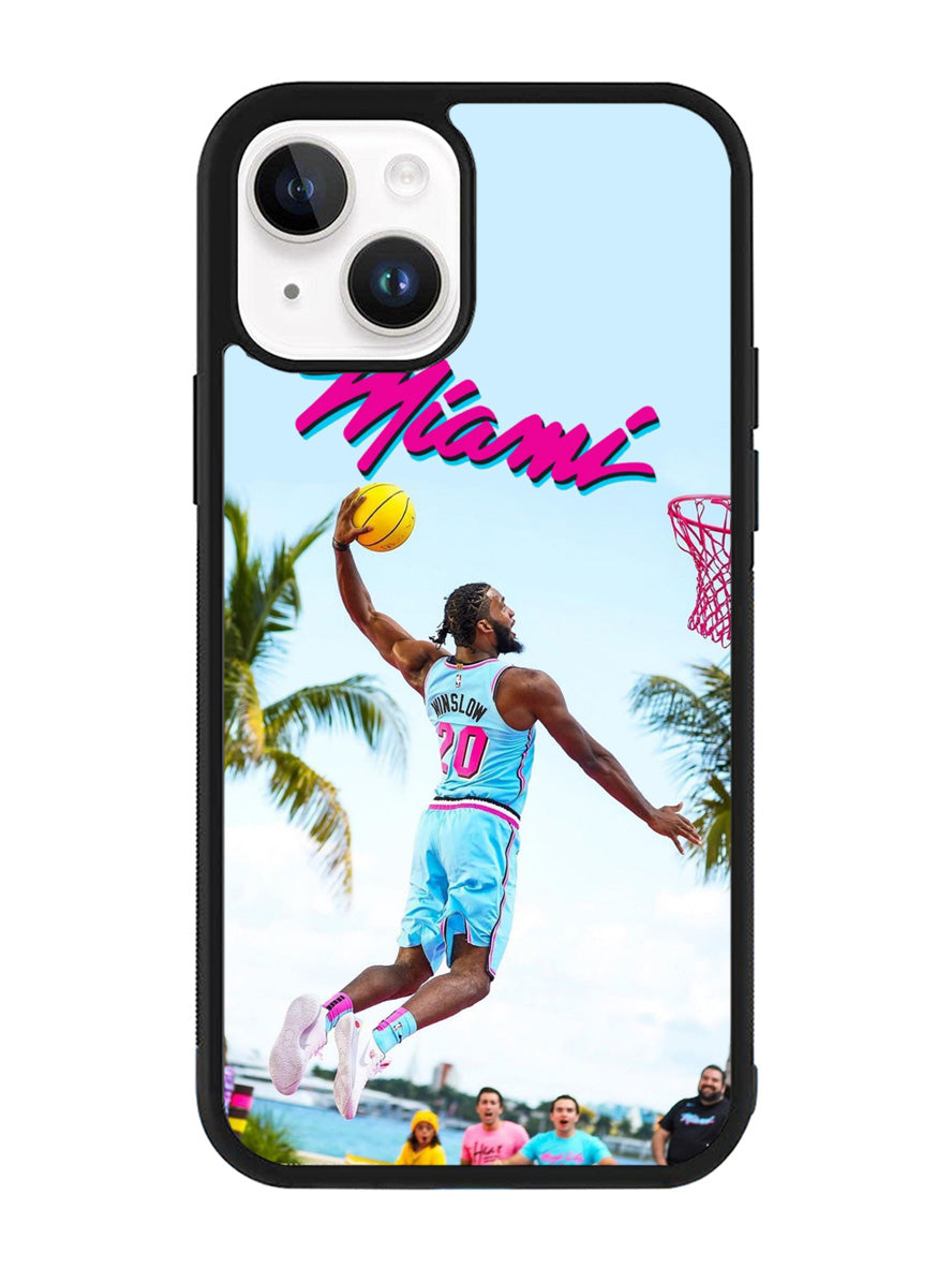Miami Basketball iPhone 14 Case QC9373