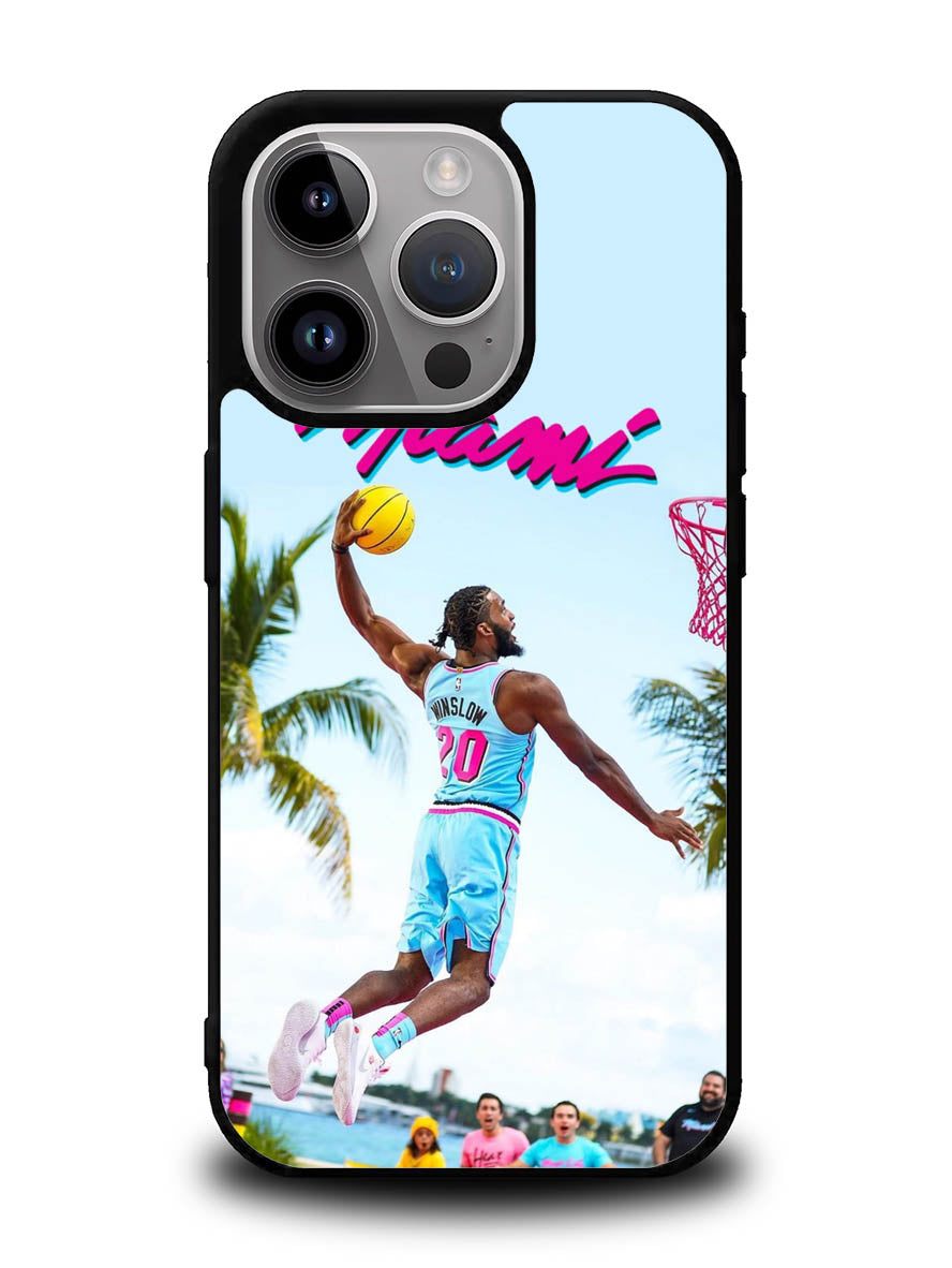 Miami Basketball iPhone 15 Pro Case OV9373