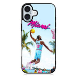 Miami Basketball iPhone 16 Case QC9373