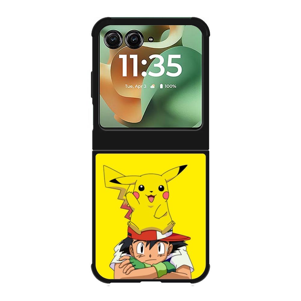 Ash Ketchum Pikachu Motorola Moto RAZR 2025 Case OV9316