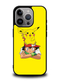 Ash Ketchum Pikachu iPhone 16 Pro Max Case QC9316