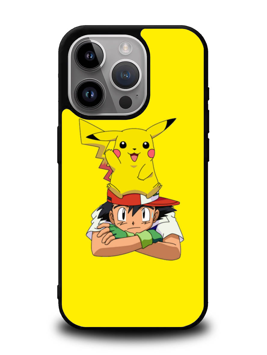 Ash Ketchum Pikachu iPhone 14 Pro Case QC9316
