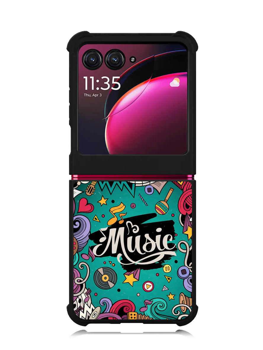 Music Art Motorola Moto Razr Plus 2023 , Moto Razr+ 2023 Case OV9381
