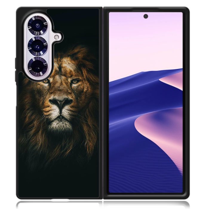 Lion Gold Samsung Galaxy Z Fold 7 Case OV9365
