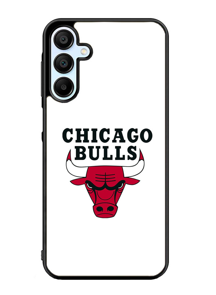 Chicago Bulls White Samsung Galaxy A15 5G Case OV9324