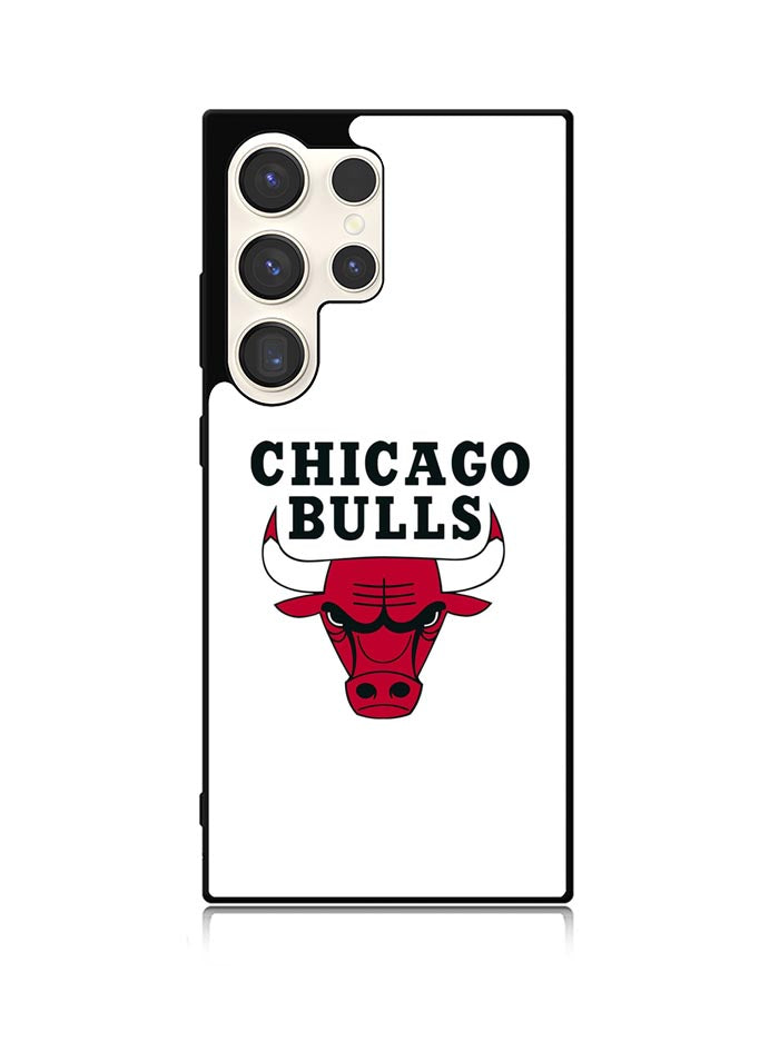 Chicago Bulls White Samsung Galaxy S25 Ultra 5G Case QC9324