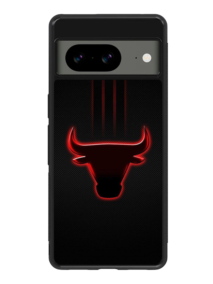 Chicago Logo Strips Google Pixel 8A Case QC9325