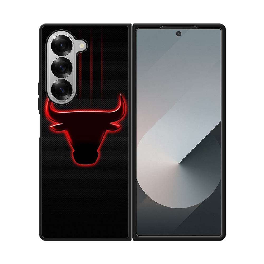 Chicago Logo Strips Samsung Galaxy Z Fold 7 5G Case QC9325