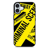 Criminal Scene iPhone 16 Plus Case QC9329