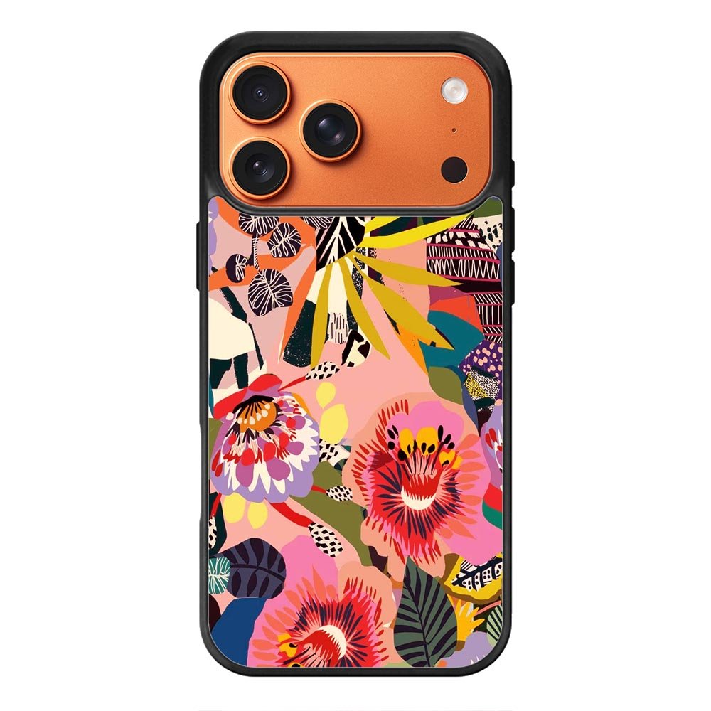 Floral Art iPhone 17 Pro Case OV9345