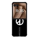 Peaceminusone Logo Motorola Moto RAZR Plus 2025 Case OV9389
