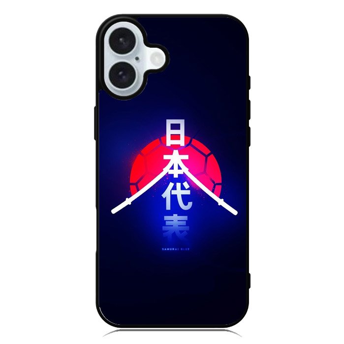 Samurai Blue iPhone 16 Plus Case QC9398