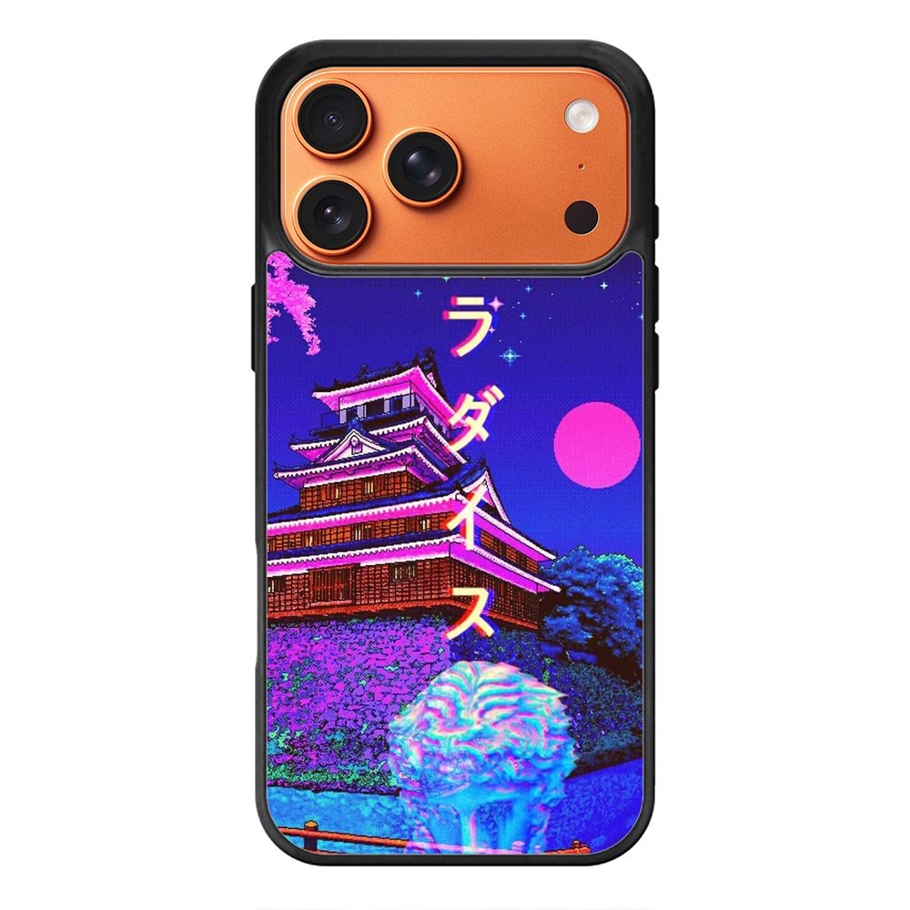Japanese Vaporwave iPhone 17 Pro Case QC9355