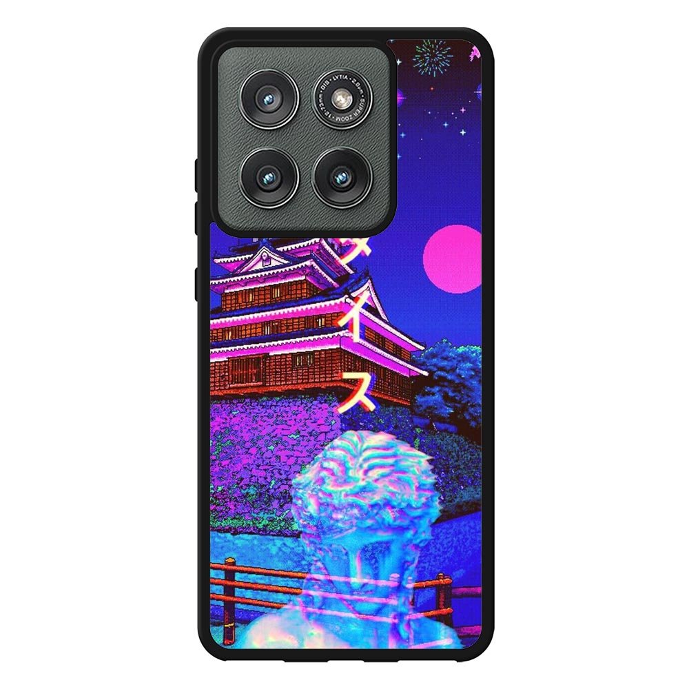 Japanese Vaporwave Motorola Moto Edge 2025 Case QC9355