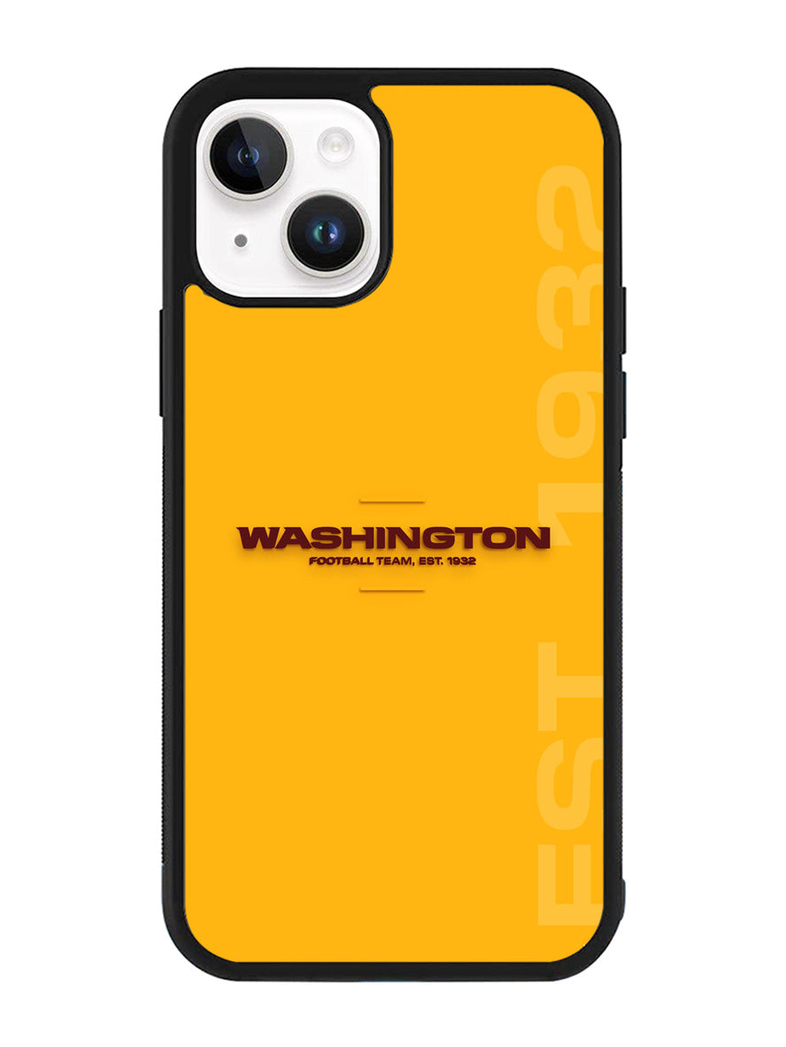 Washington Yellow Football iPhone 15 Case OV9418