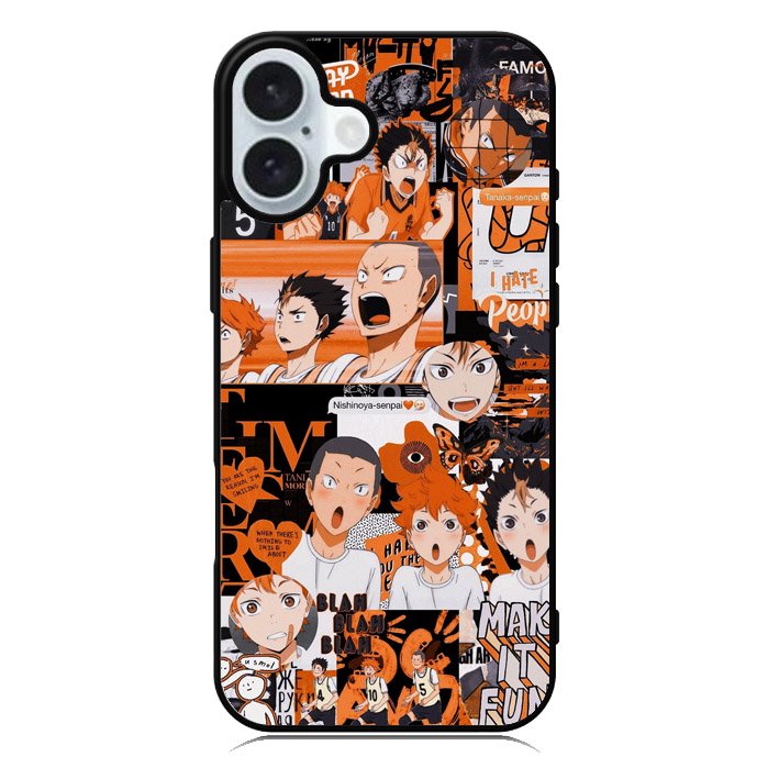Haikyuu Tanaka iPhone 16 Plus Case QC9449