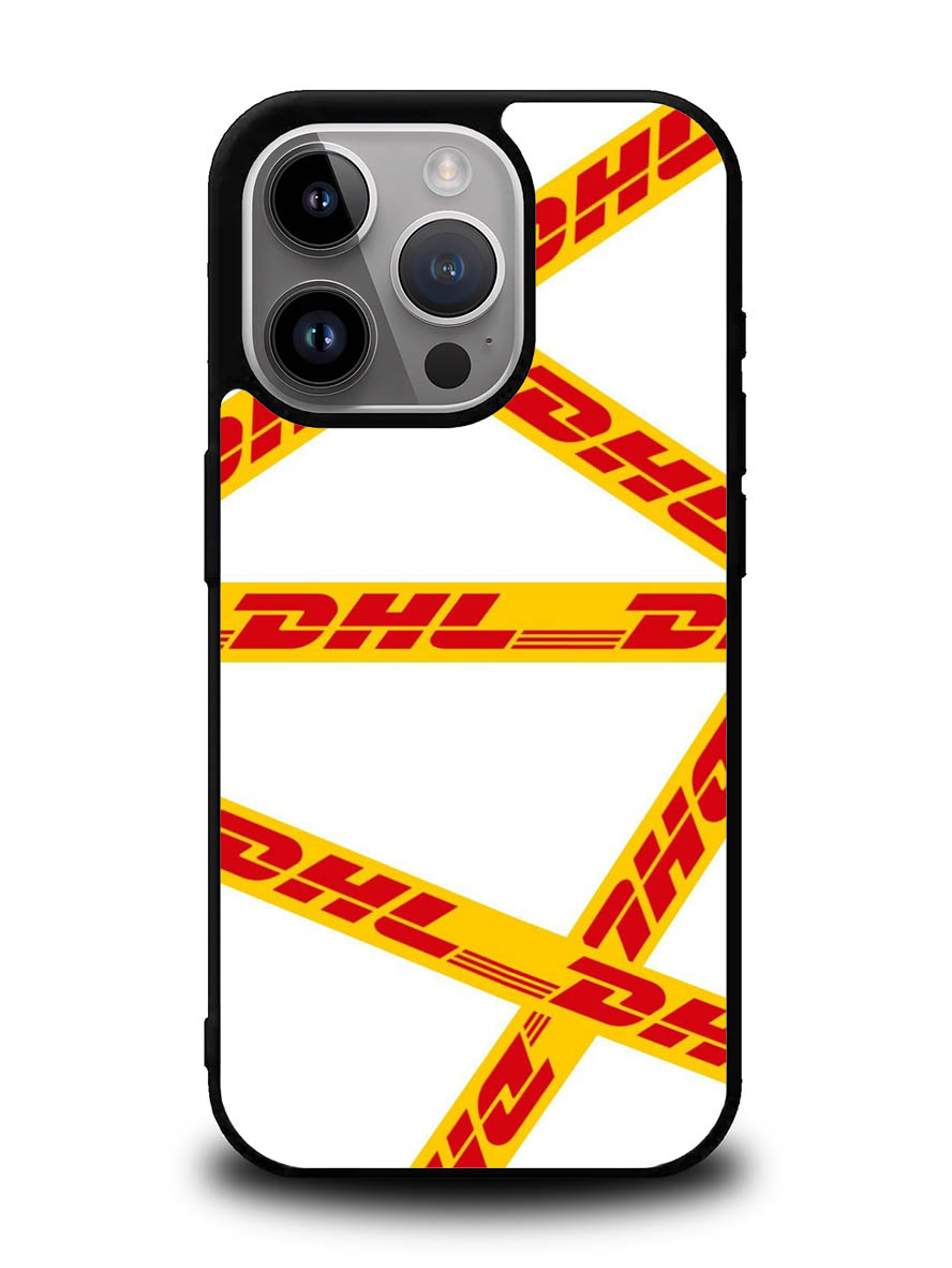 Line DHL White iPhone 15 Pro Case OV9461