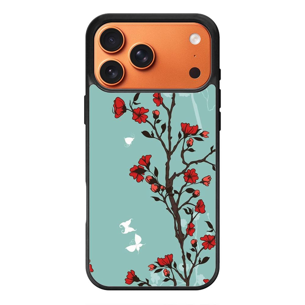 Japanese Flowers iPhone 17 Pro Max Case OV9457