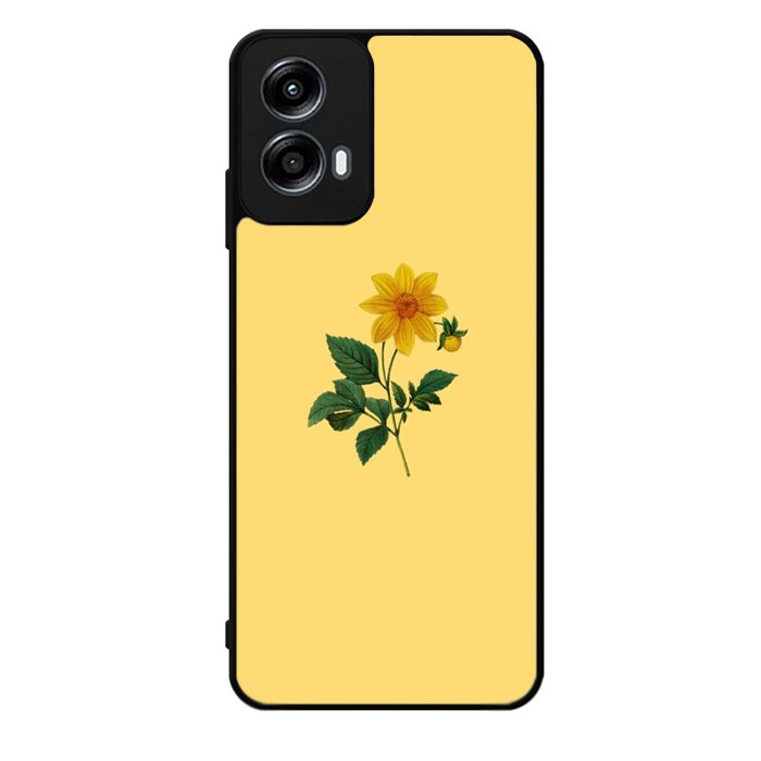Yellow Flower Motorola Moto G Play 2024 Case OV9441