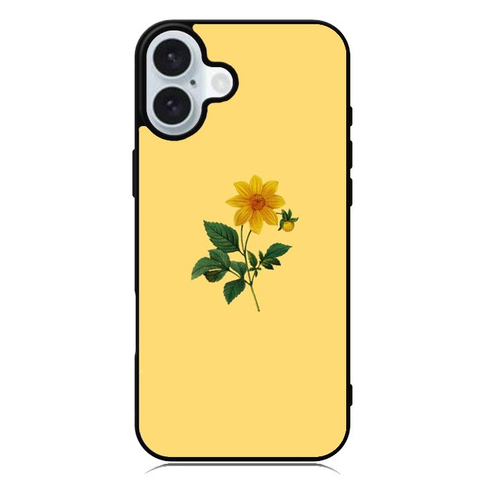 Yellow Flower iPhone 16 Plus Case QC9441