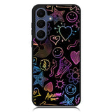 Neon Doodles Samsung Galaxy S25 FE Case OV9467