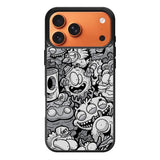 Black Doodle iPhone 17 Pro Case OV9476